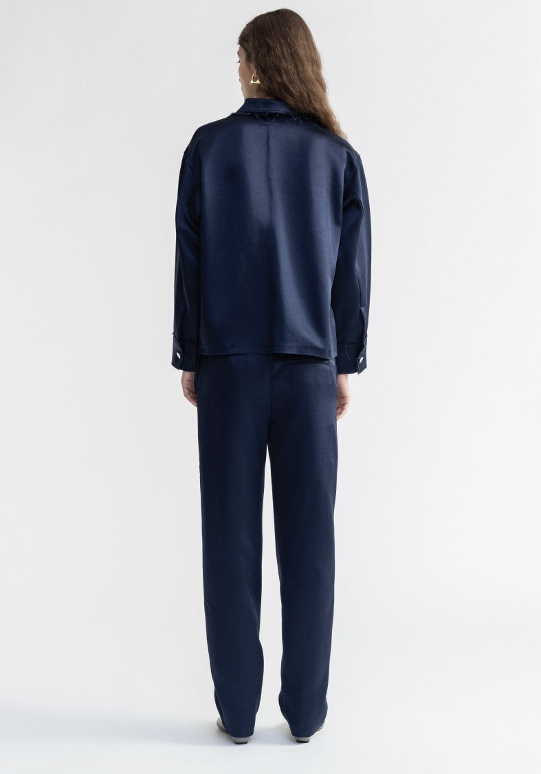 Aeron Aura - Heavy Satin Straight Pants