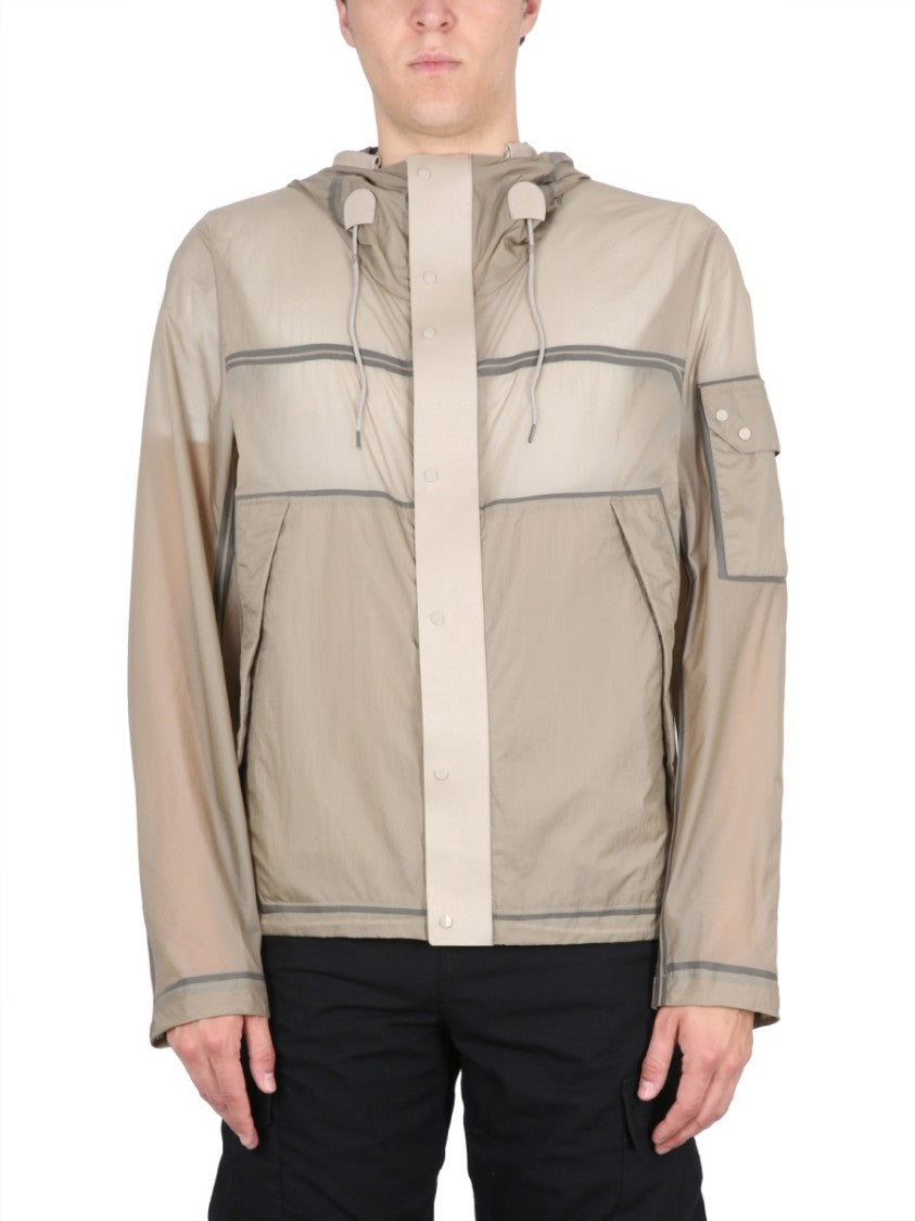 Ten C Bonded Anorak Jacket With Adjustable Hood
