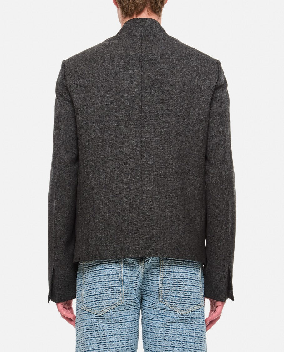 Givenchy Zipped Short Structured Jacket