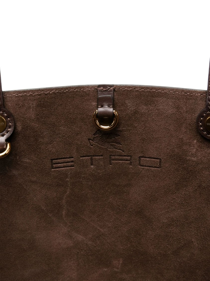 Etro Shopping Essential Xl Paisley Print Tote