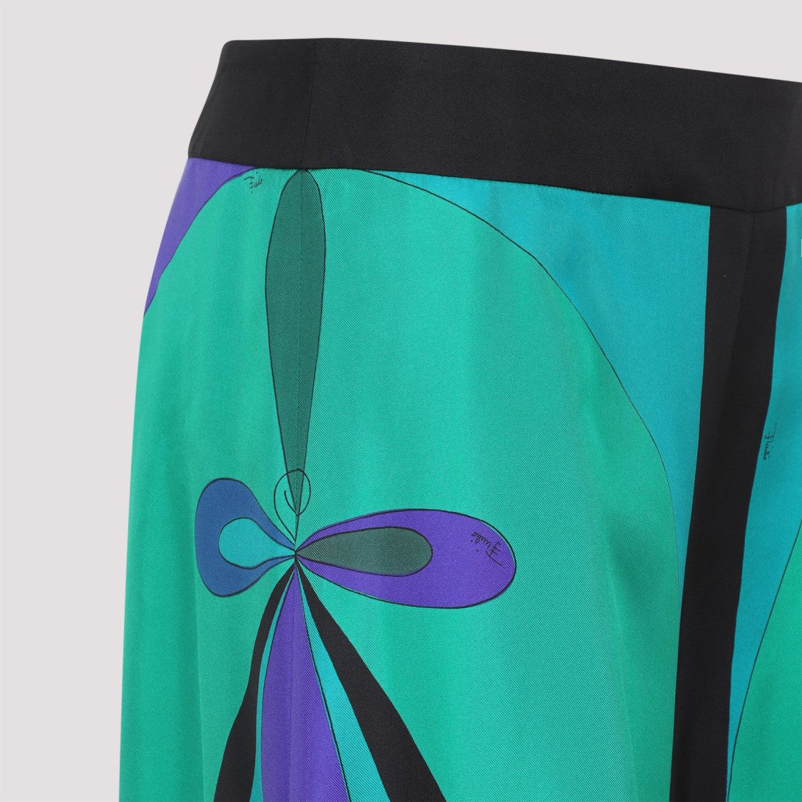 Pucci Green Silk Pants