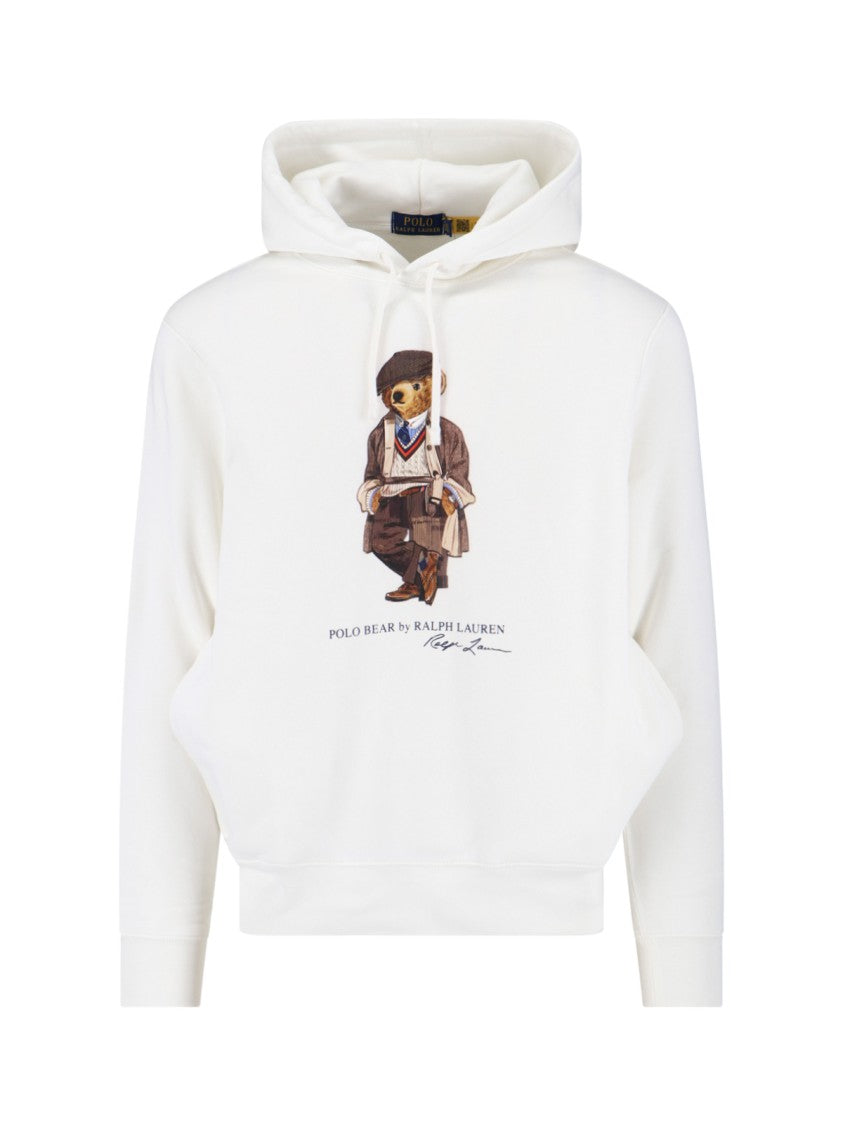 Polo Ralph Lauren Hooded Sweatshirt With Vintage-Inspired Polo Bear Logo
