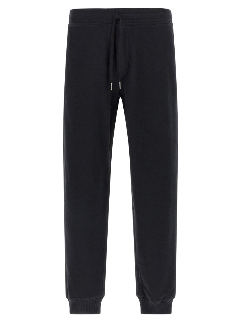 Tom Ford Fleece Cotton Joggers With Adjustable Drawstring