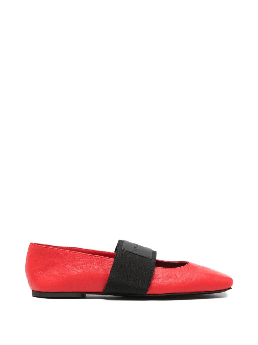 Givenchy Pointed Toe Flats With Red Upper