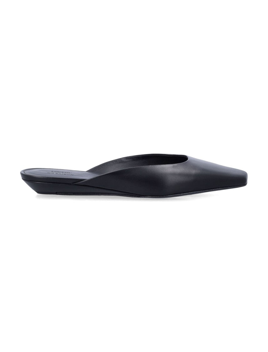 Loulou Studio Diane Pointed Square Toe Mules