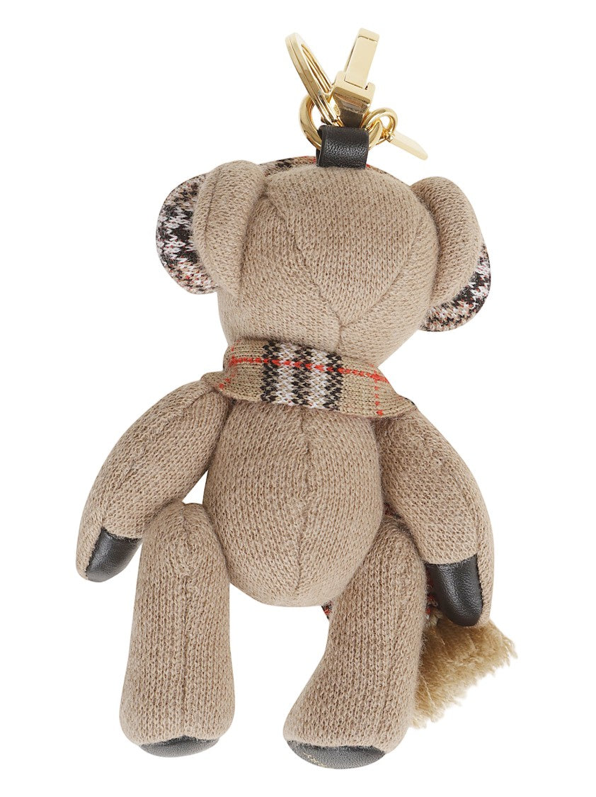 Burberry Wool-Cashmere Blend Teddy Bear Keyring