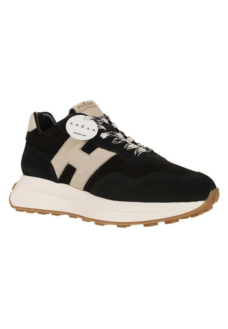 Hogan Black Lightweight H641 Retro Sneakers