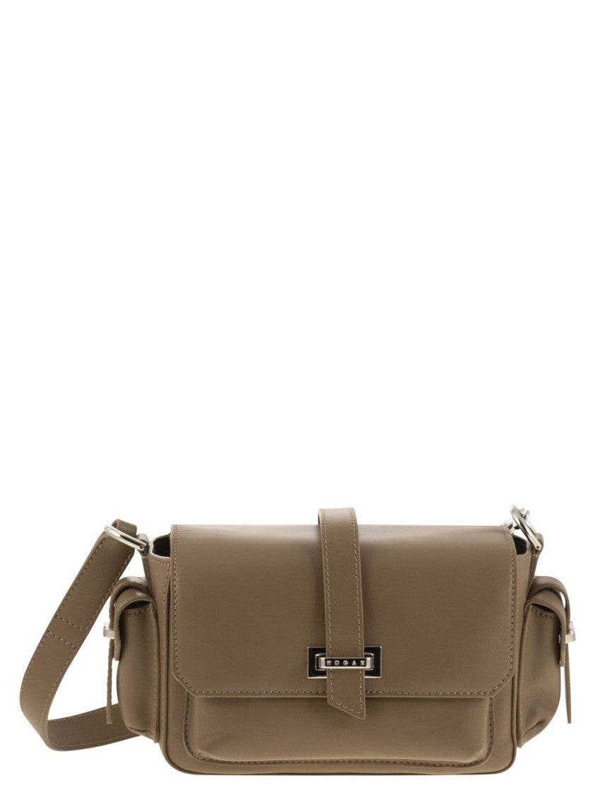 Hogan Small Leather Flap Bag