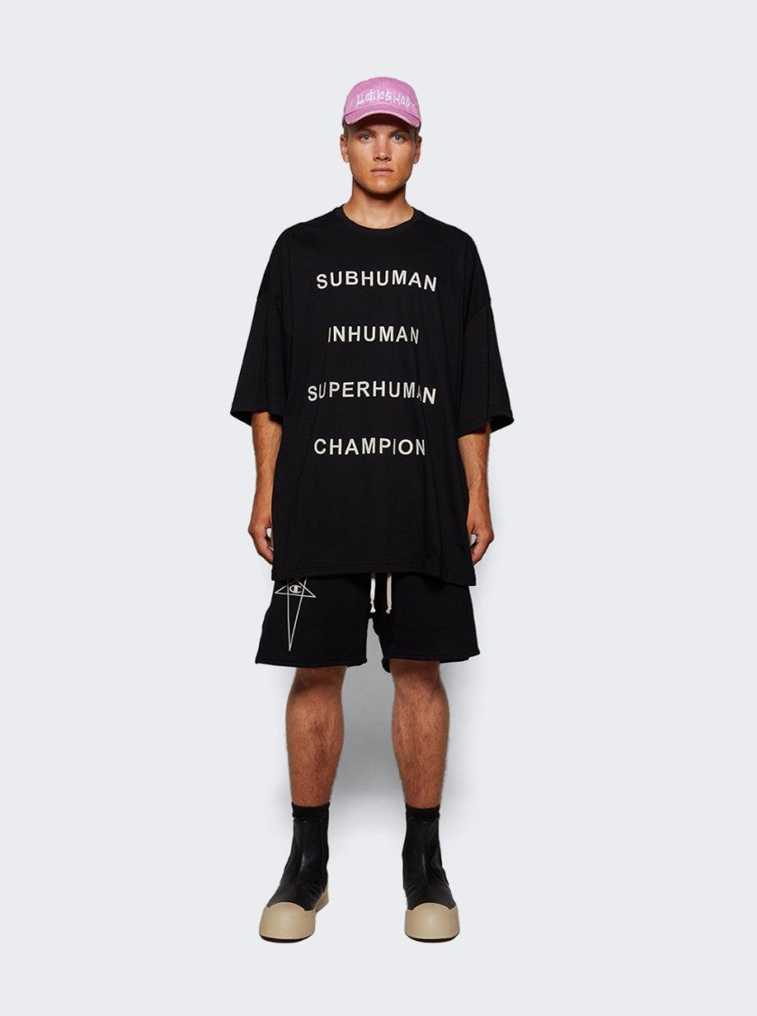 Rick Owens Oversized Black T-Shirt