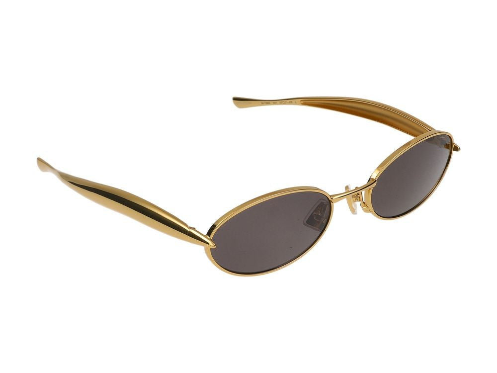 Bottega Veneta Sunglasses Bv1386s 001 Gold Gold Grey 57/21/135