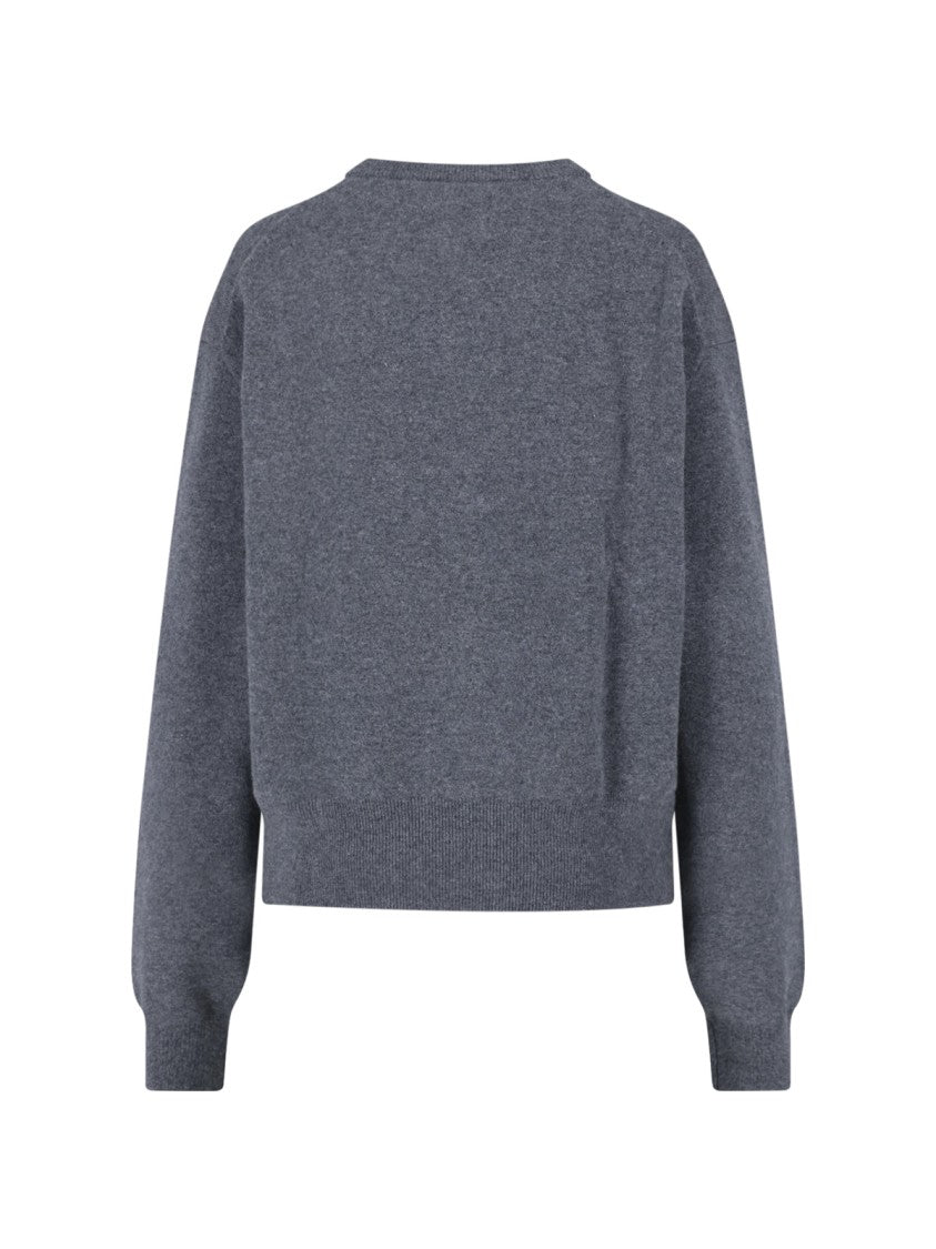 Extreme Cashmere Grey Luce Button-Down Cashmere-Blend Cardigan