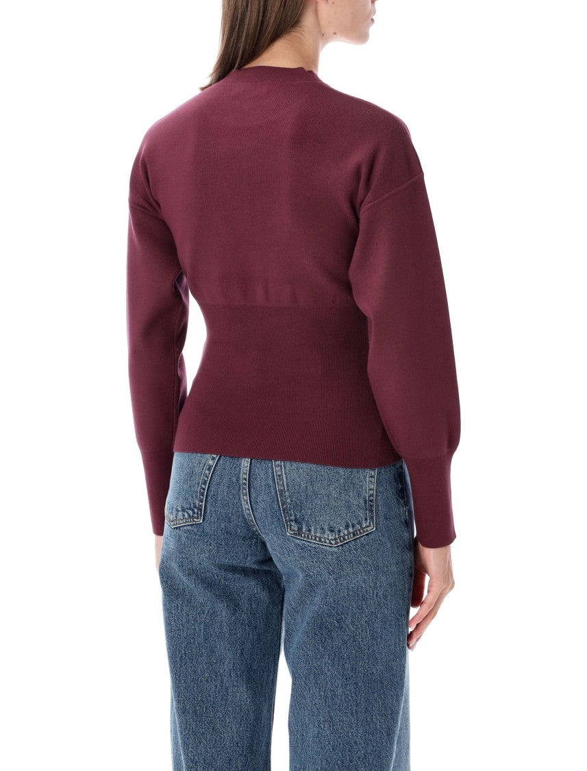 Anine Bing Imane Shaped Fitted Knit Sweater