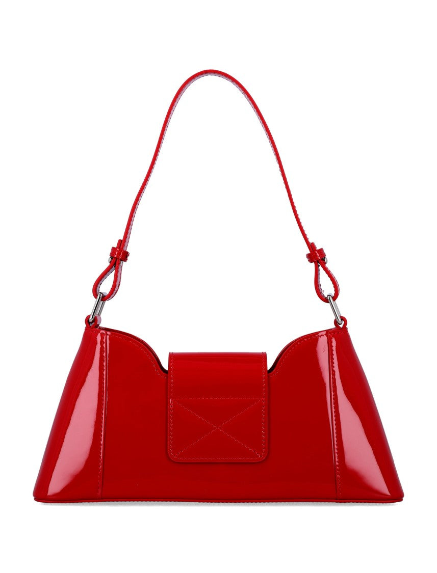 Justine Clenquet Geometric Structured Handbag With Heart Charm And Silver Hardware