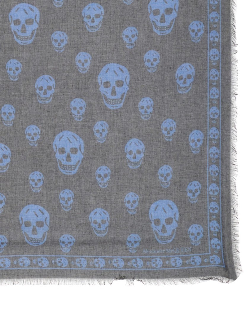 Alexander Mcqueen Classic Skull Scarf