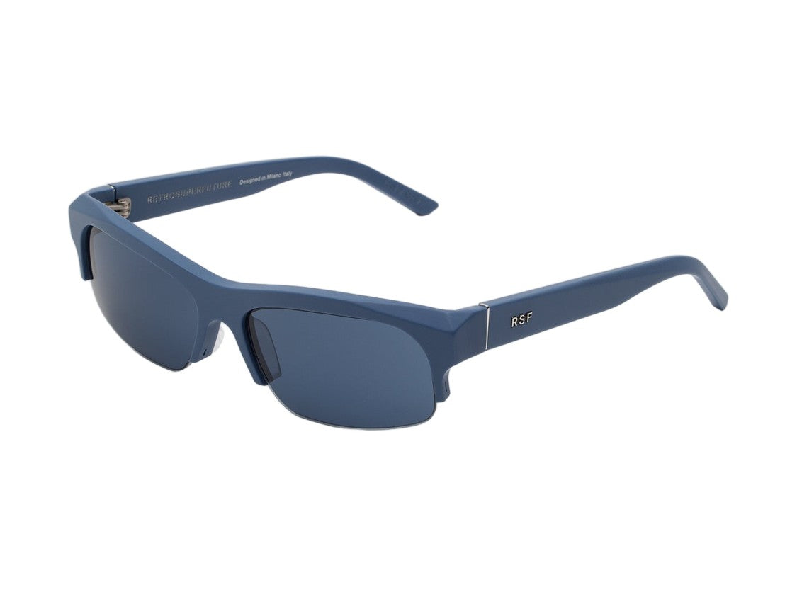 Retrosuperfuture Scatto Dusty Matte Angular Rectangular Sunglasses