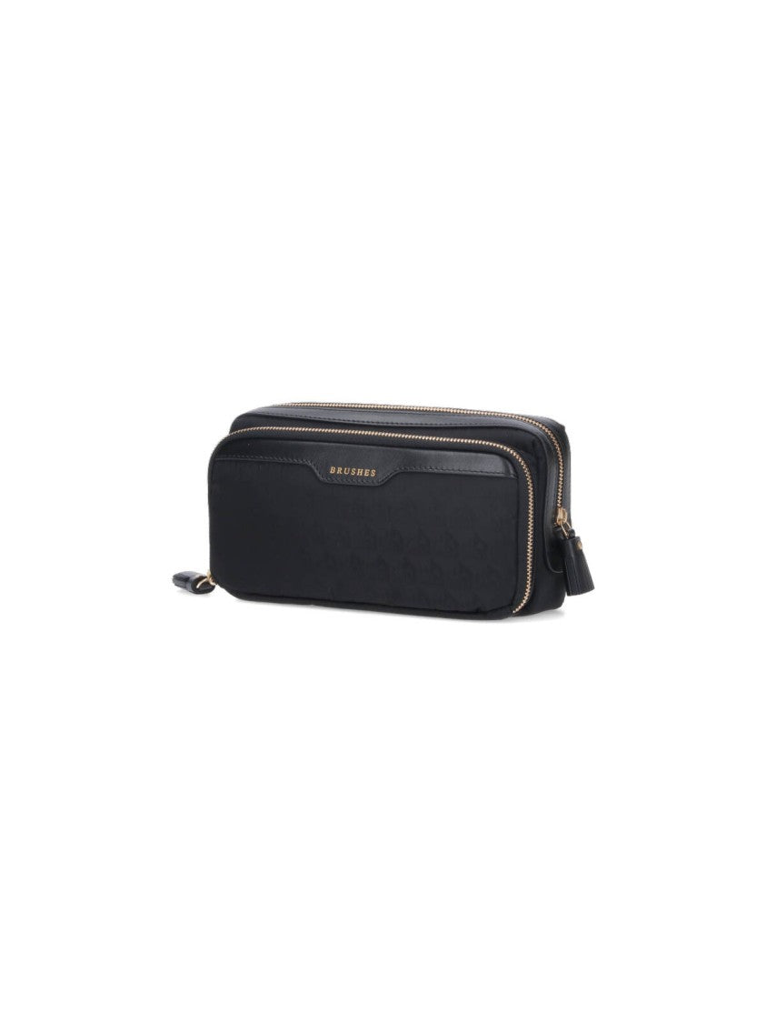 Anya Hindmarch "Make-Up" Small Pouch – Black