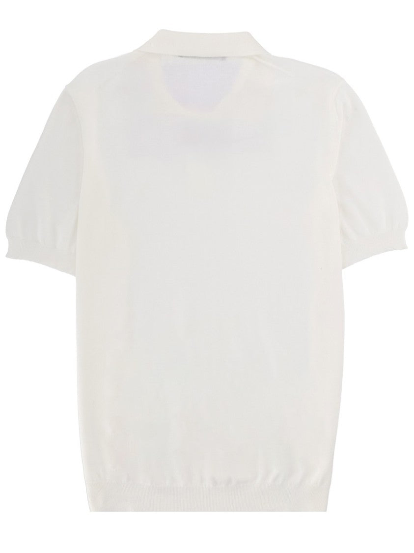 Tagliatore Tagliatore Soft Cotton Ribbed Polo Shirt