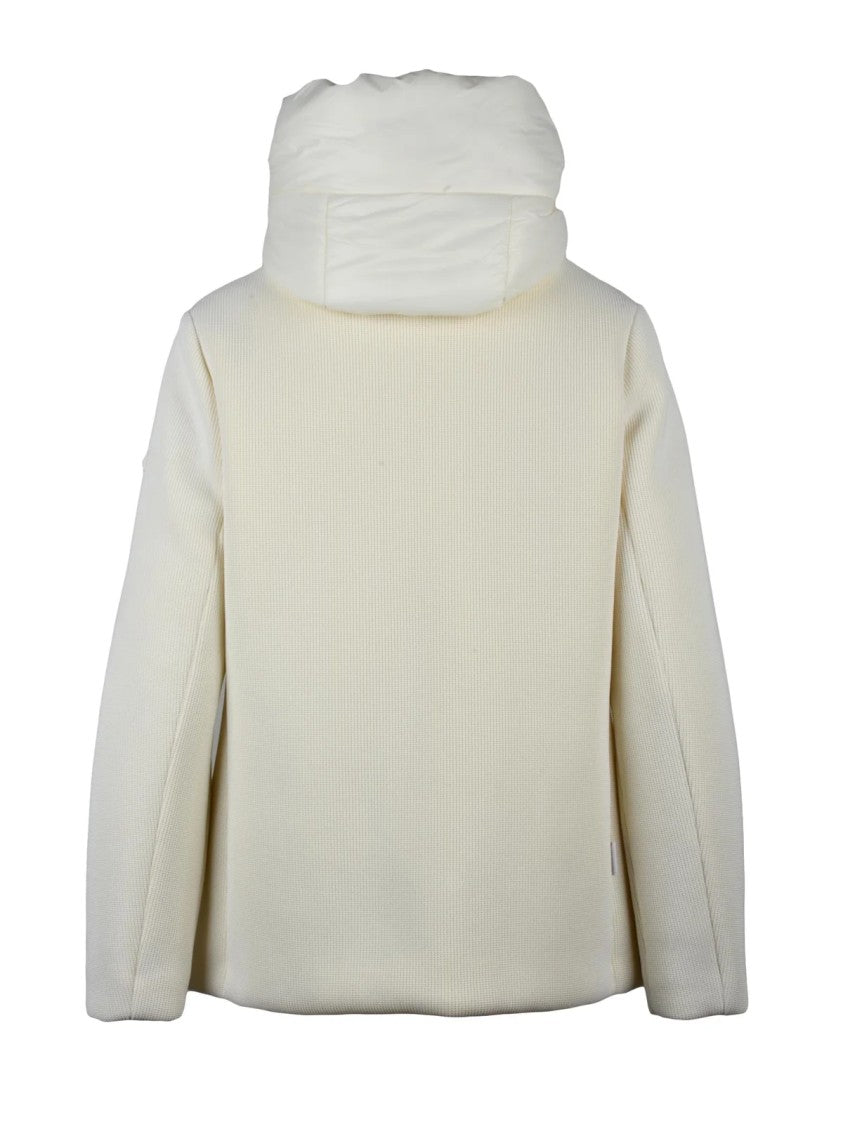 Unity White Nylon Tricotech Coat