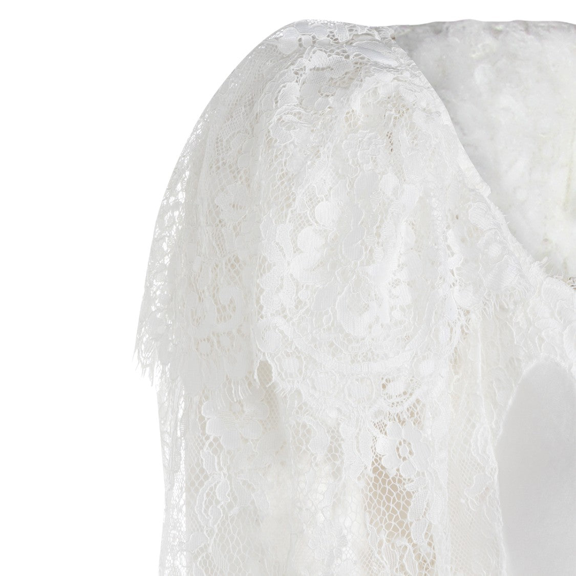 Self-Portrait White Lace Maxi Dress