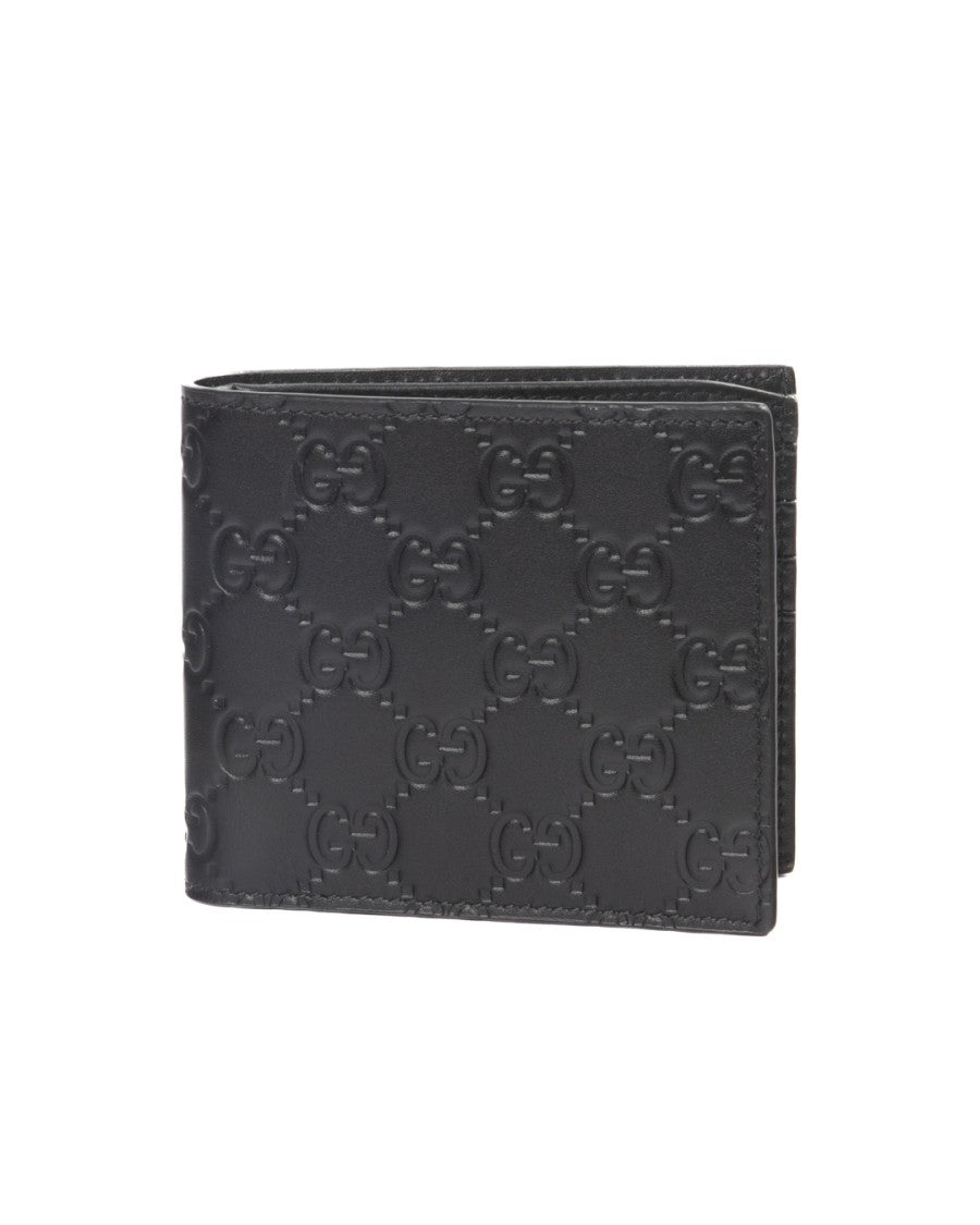 Gucci Black Gg Guccissima Leather Wallet