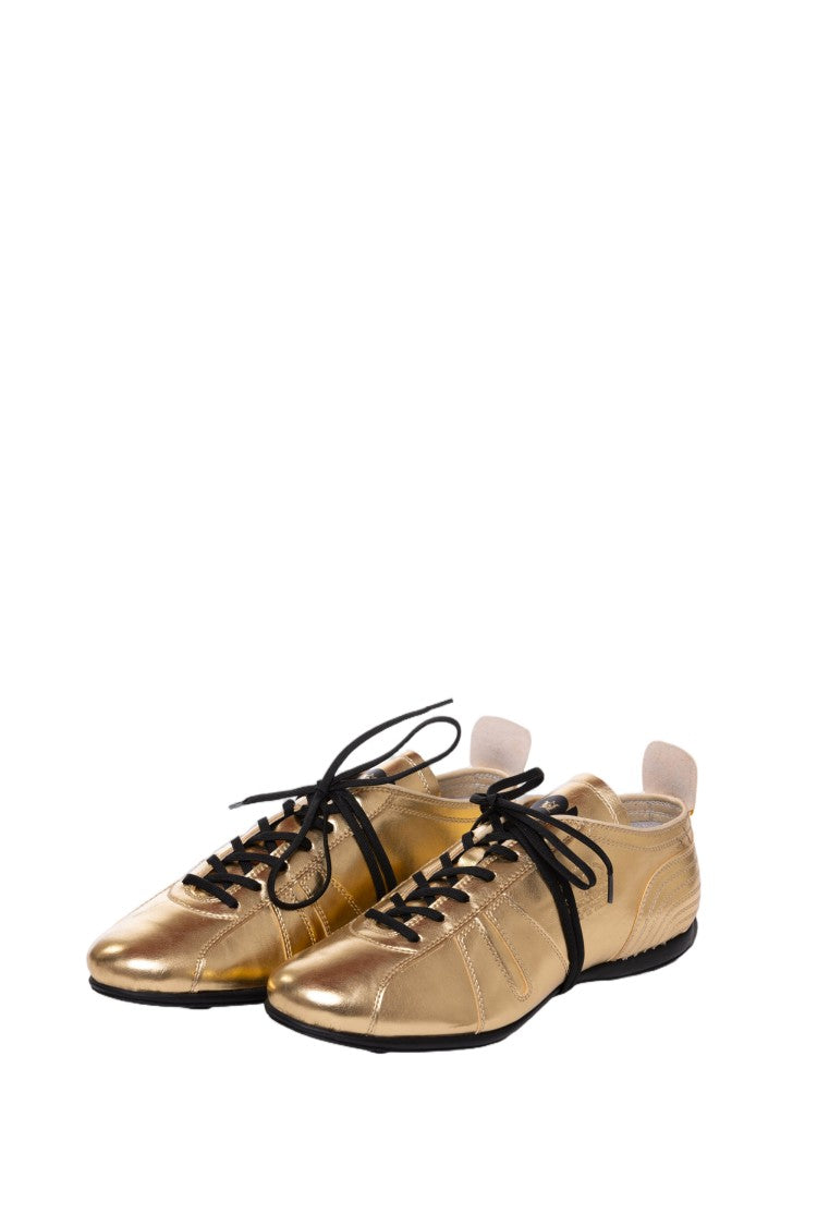 Pantofola D'oro Blue Soft Calfskin Archival Sole Sneakers