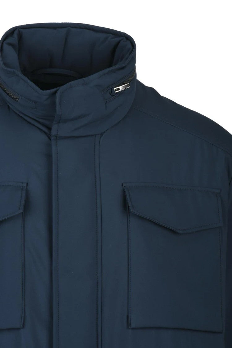 Paul & Shark Coat With Zip - Blue