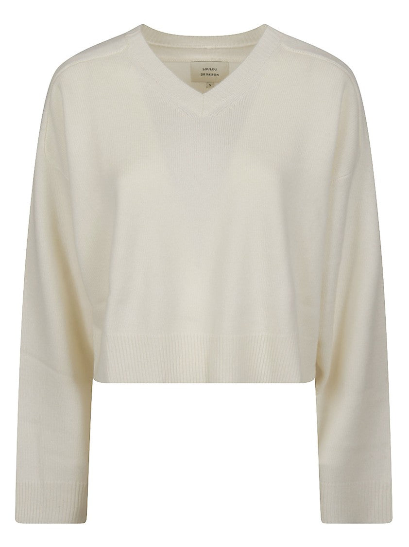 Loulou De Saison Anzor Lds Cropped Cashmere Sweater