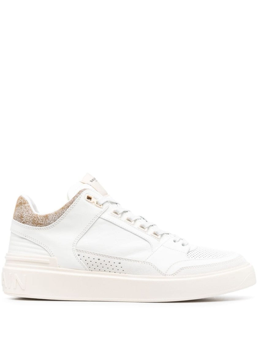 Balmain B-Court Mid-Top Sneakers
