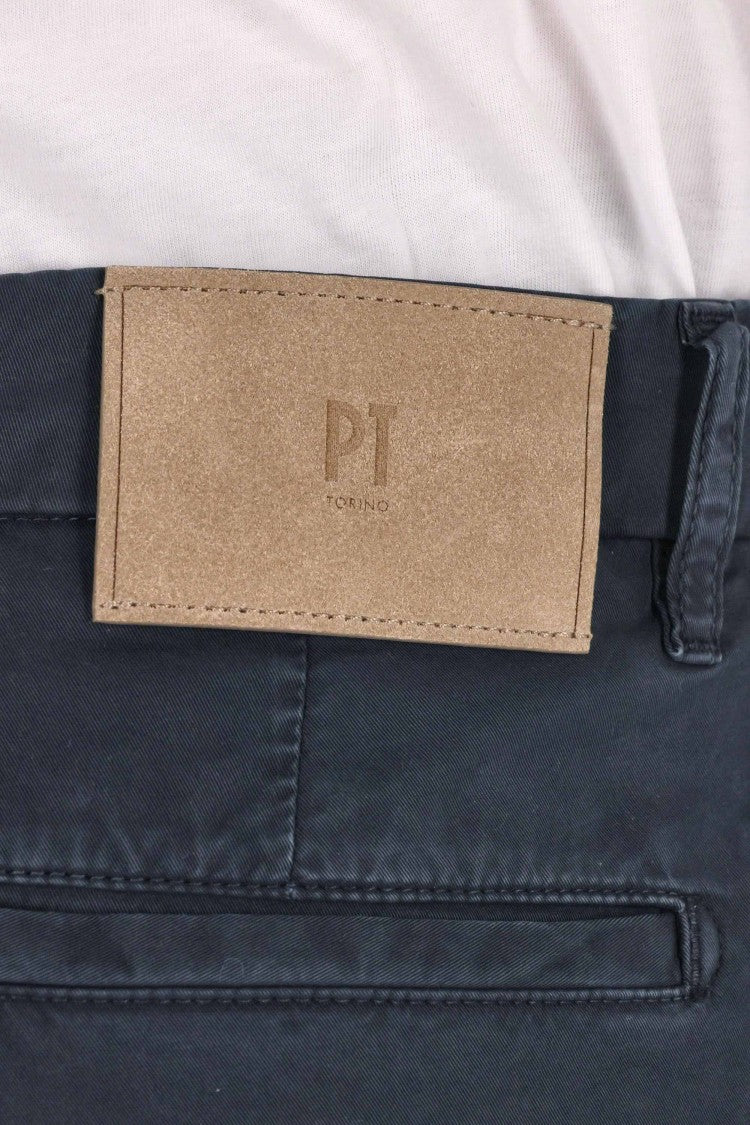 Pt Denim Cotton Twill Trousers
