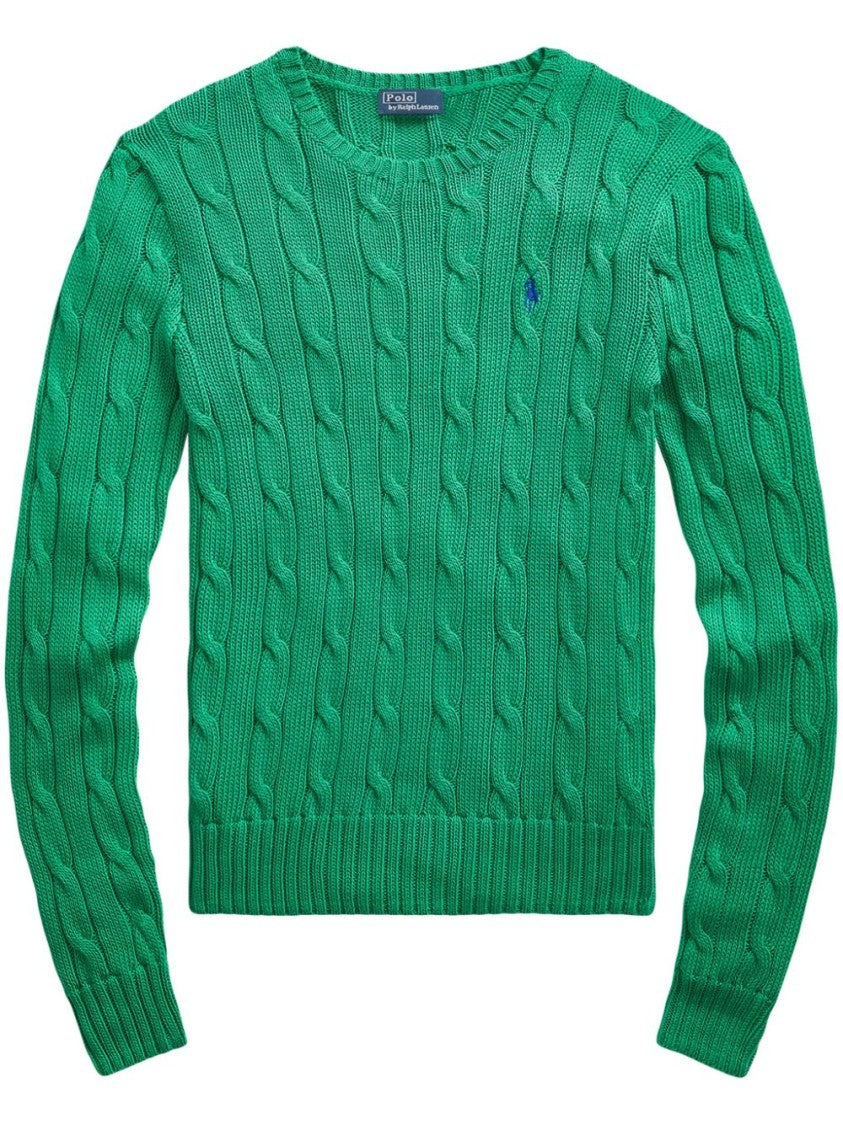 Polo Ralph Lauren Interwoven Pattern Crew Neck Top