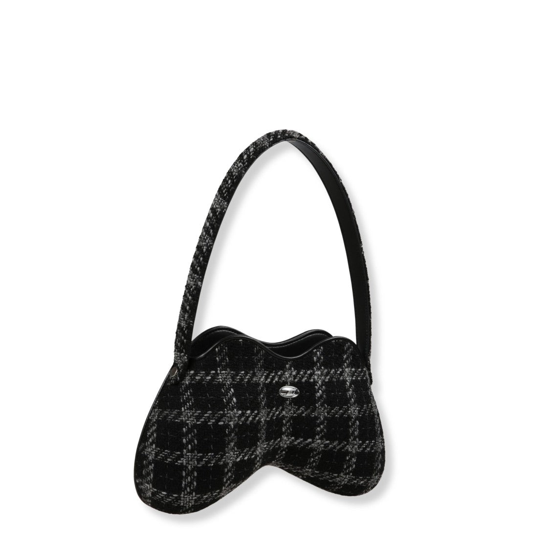 Diesel Double-Strap Structured Shoulder Bag With Textured Finish