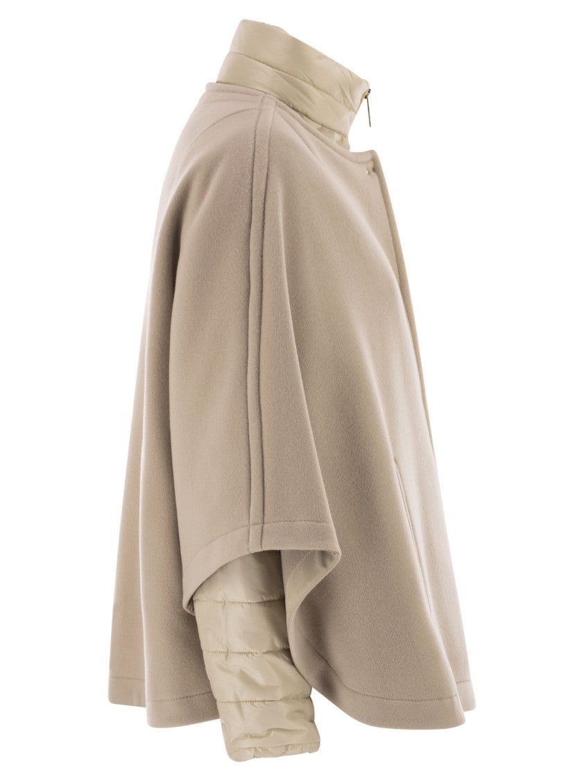Fay 3-In-1 Double-Sided Wool And Cashmere Cape