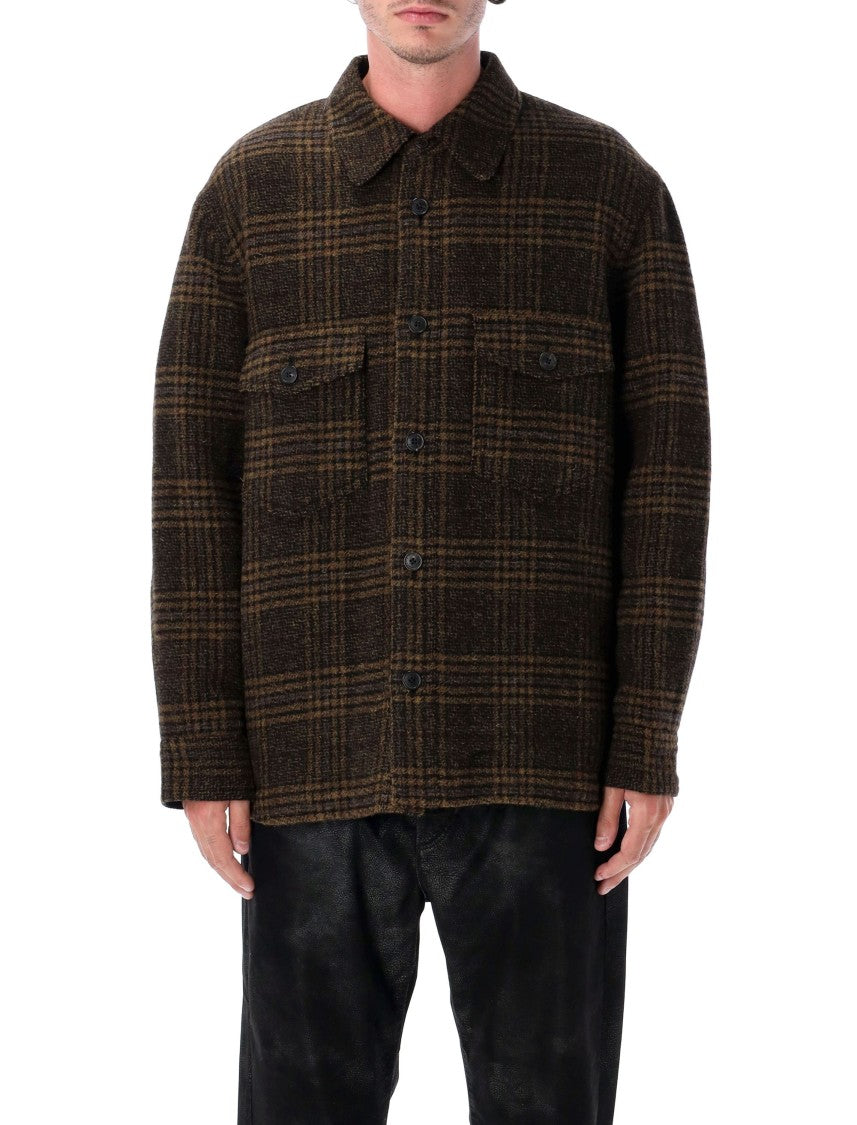 Isabel Marant Kervey Checked Relaxed Overshirt