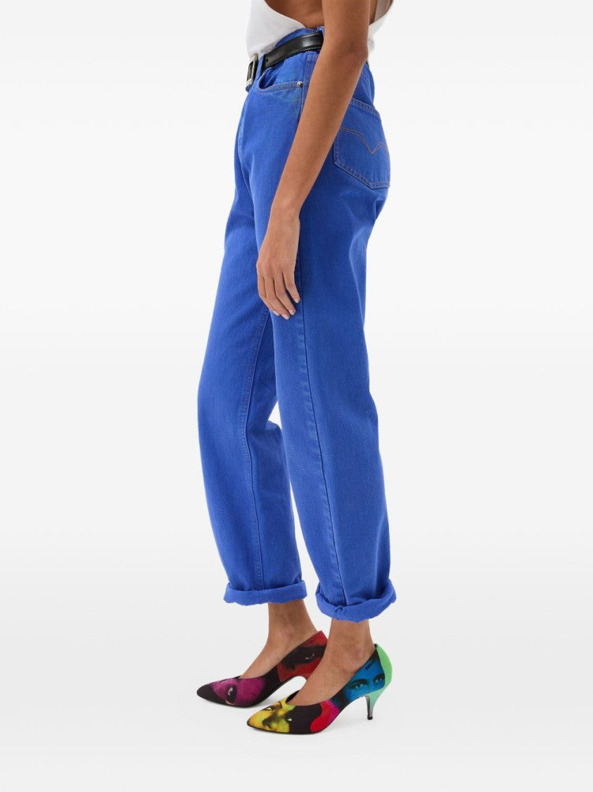 Versace Relaxed-Fit Blue Jeans With Classic Five-Pocket Design