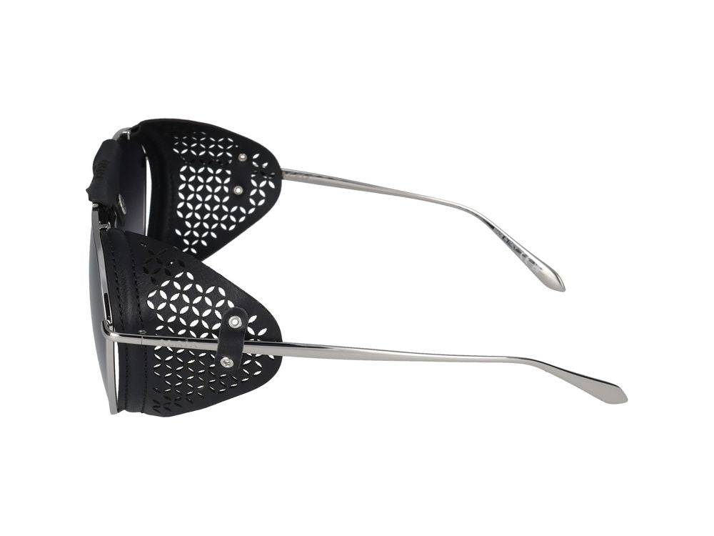 Azzedine Alaïa Sunglasses Azzedine Alaia Aa0067s 001 Silver Silver Grey 62/11/140