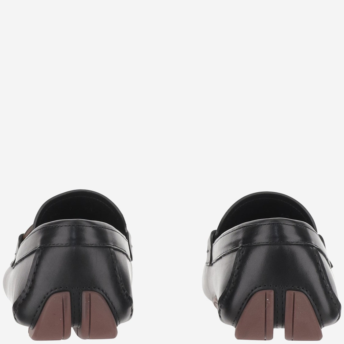 Salvatore Ferragamo Gancini Ornamented Driver Loafers