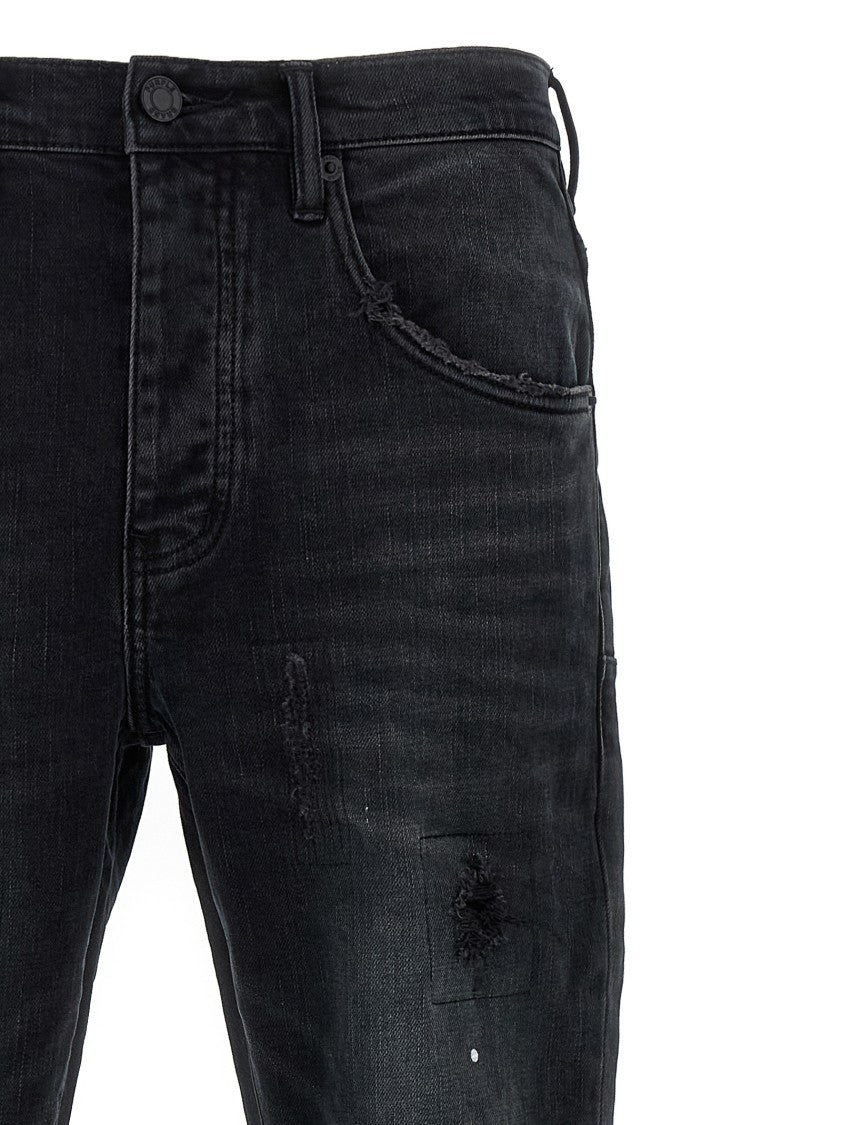 Purple 'Dropped Fit' Jeans