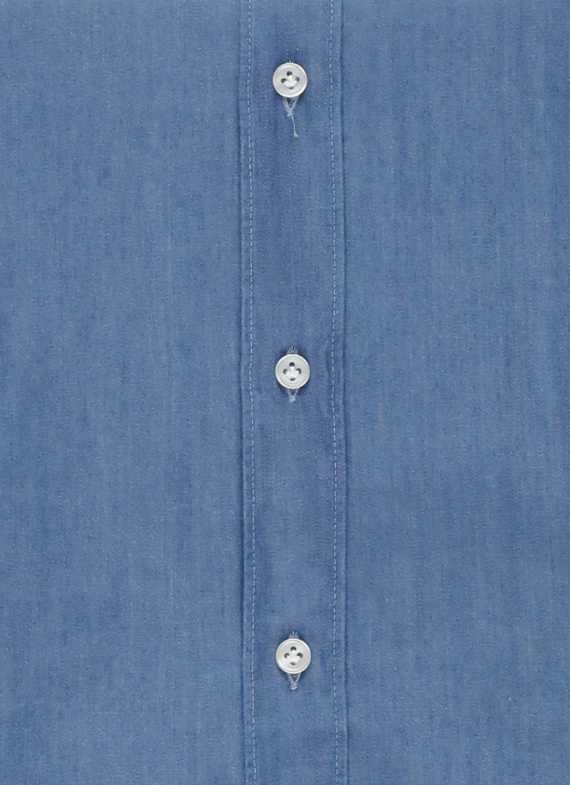 Fay Blue Denim Shirt