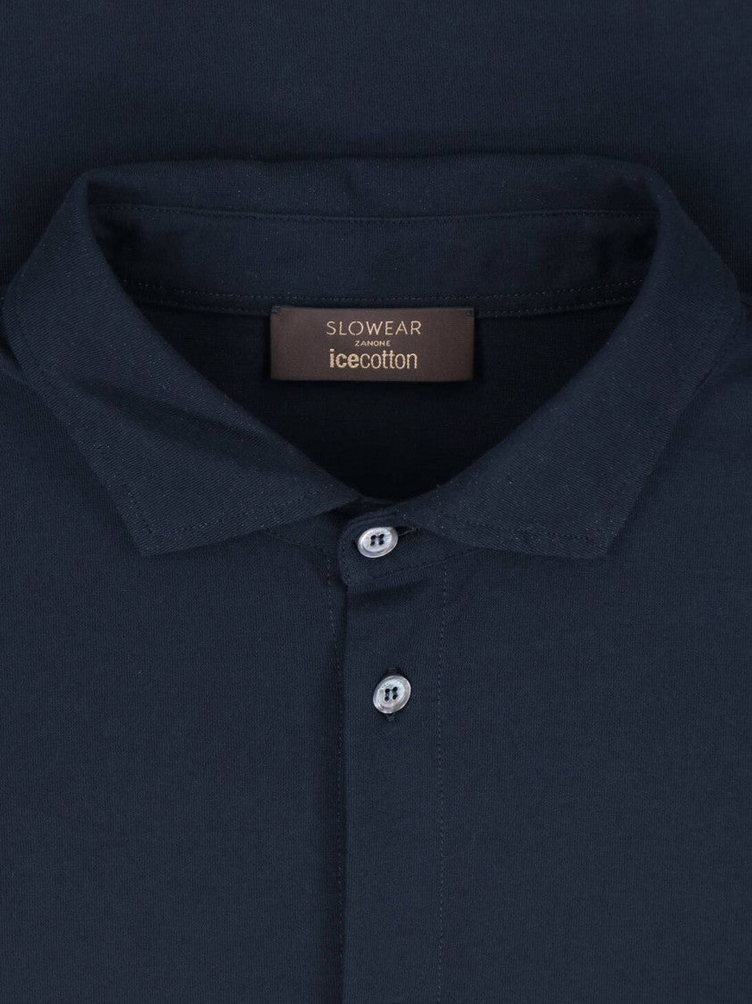Zanone Cotton Shirt – Blue