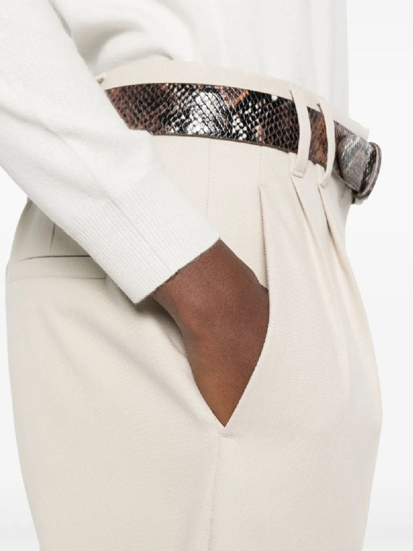 Brunello Cucinelli Tailored High-Waist Trousers