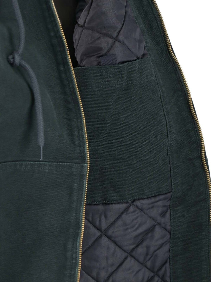 Carhartt Wip Green Og Active Organic Cotton Hooded Jacket