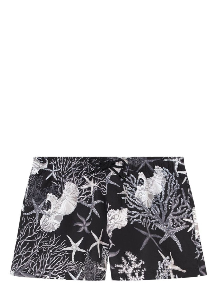 Versace Thigh-Length Swim Shorts