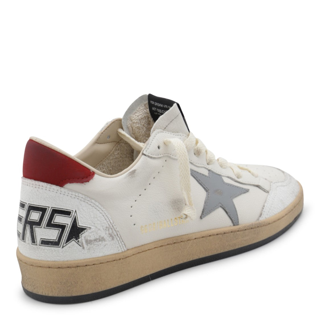 Golden Goose White Leather Ball Star Sneakers