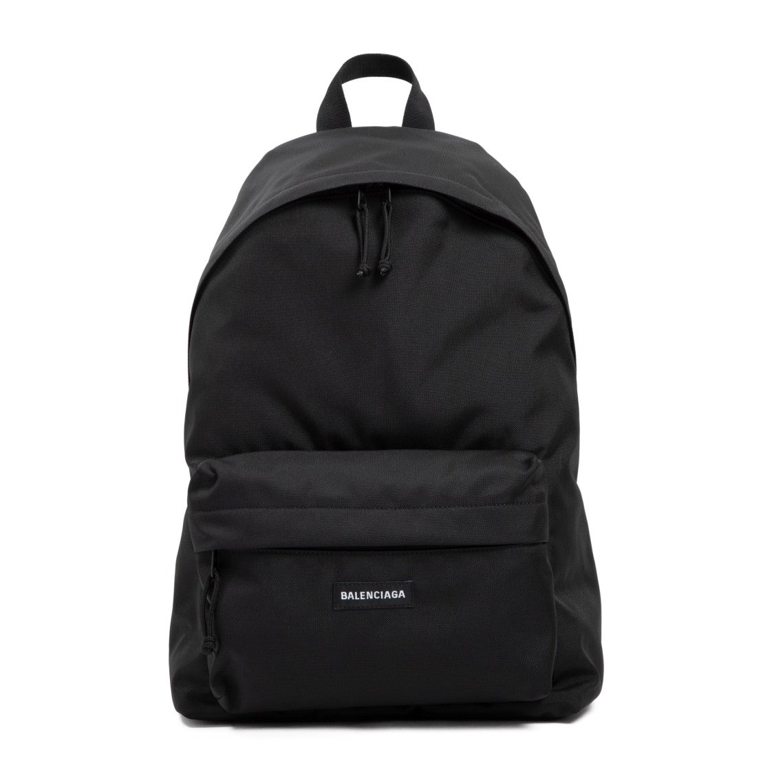 Balenciaga Black Recycled Nylon Backpack With Functional Design
