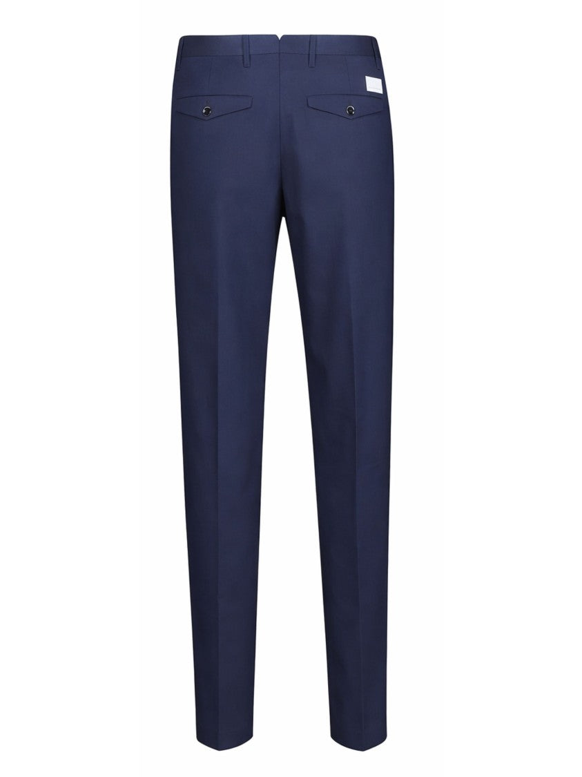 Nine In The Morning Jupiter Dark Blue Flat Front Pants