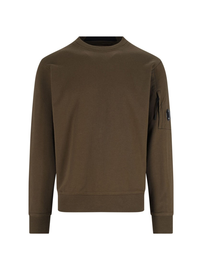 C.P. Company Logo Crewneck Sweatshirt – Green