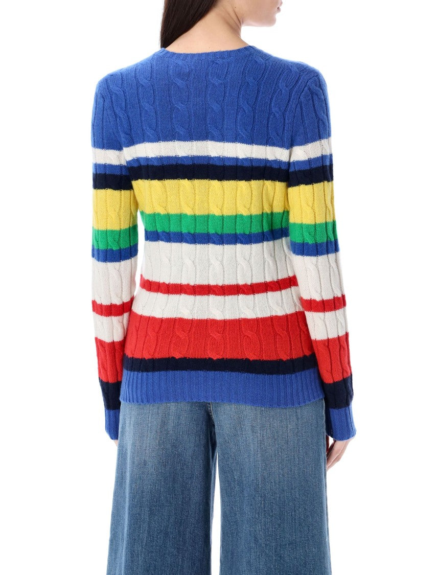 Polo Ralph Lauren Julianna Cachemire Stripe