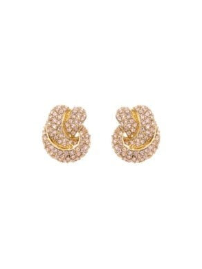 Oscar De La Renta Knot Earrings
