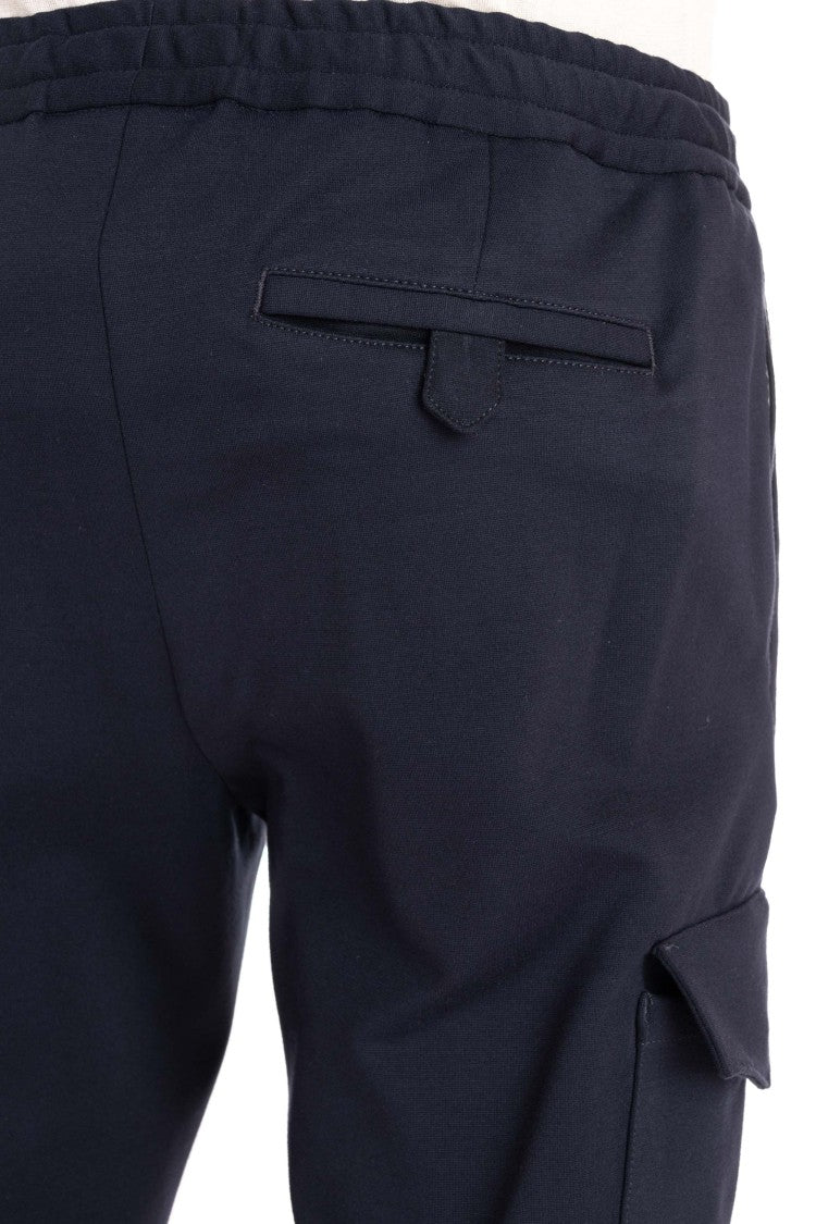 Pt Torino Soft Cotton Jersey Cargo Trousers