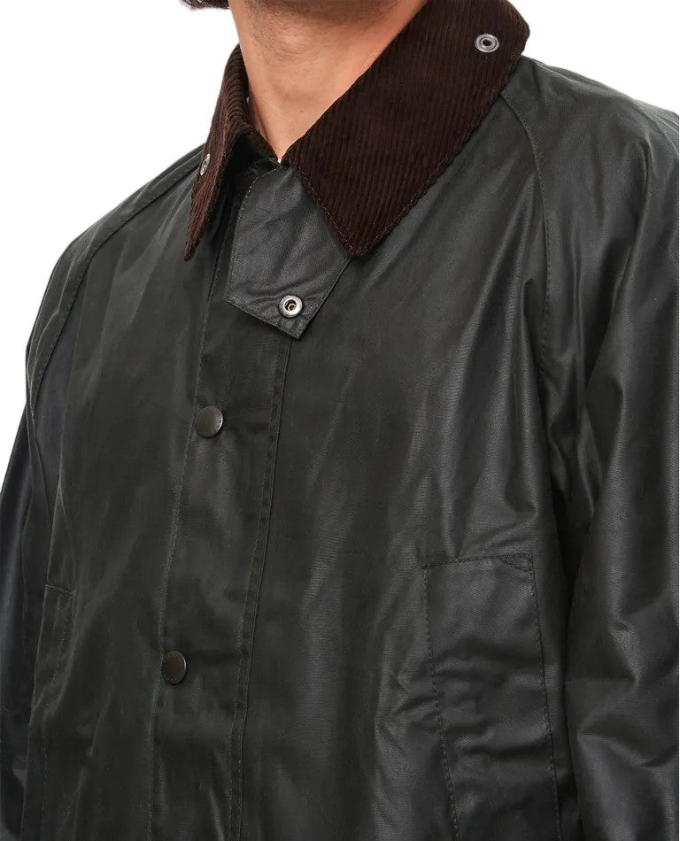 Barbour Green Bedale Waxed Cotton Jacket